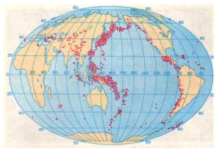 Карта Действующих Вулканов Мира Онлайн
